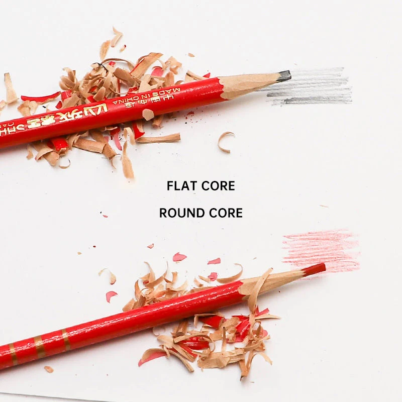 プロの大工画材、鉛筆セット、太い芯、新学期用品、文房具、DIY絵画、デッサン、10個