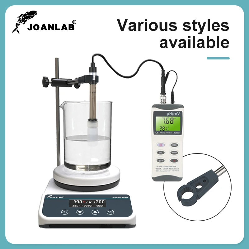 JOANLAB Agitatore magnetico con agitatore riscaldante Display digitale termostatico da laboratorio Miscelatore magnetico Piastra riscaldante 110v ~ 220v