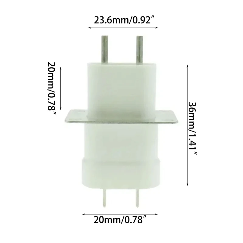 M2EE Bộ 10 Bền Lò Sóng Các Bộ Phận Dự Phòng Pin Ổ Cắm Lò Sóng Magnetron Phích Cắm Nhựa Sóng Phần