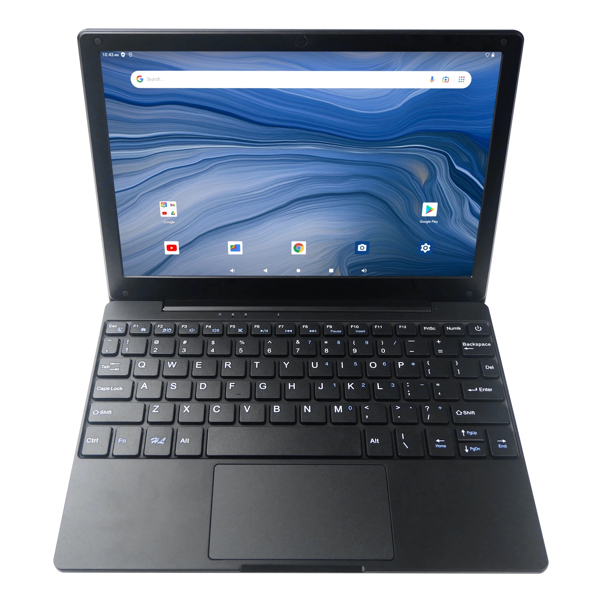Computadora portátil de 10,3 pulgadas Android 12,0 ordenador Quad Core 2G RAM + 64GB ROM Mini ordenador portátil A133 CPU ordenador Wi-Fi USB