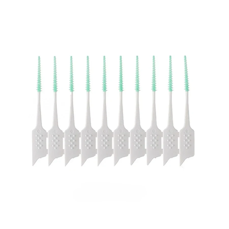 Spazzola interdentale Strumenti per la pulizia dei denti in gomma morbida Pulizia dentale tra i denti Spazzolino Strumenti per l'igiene orale