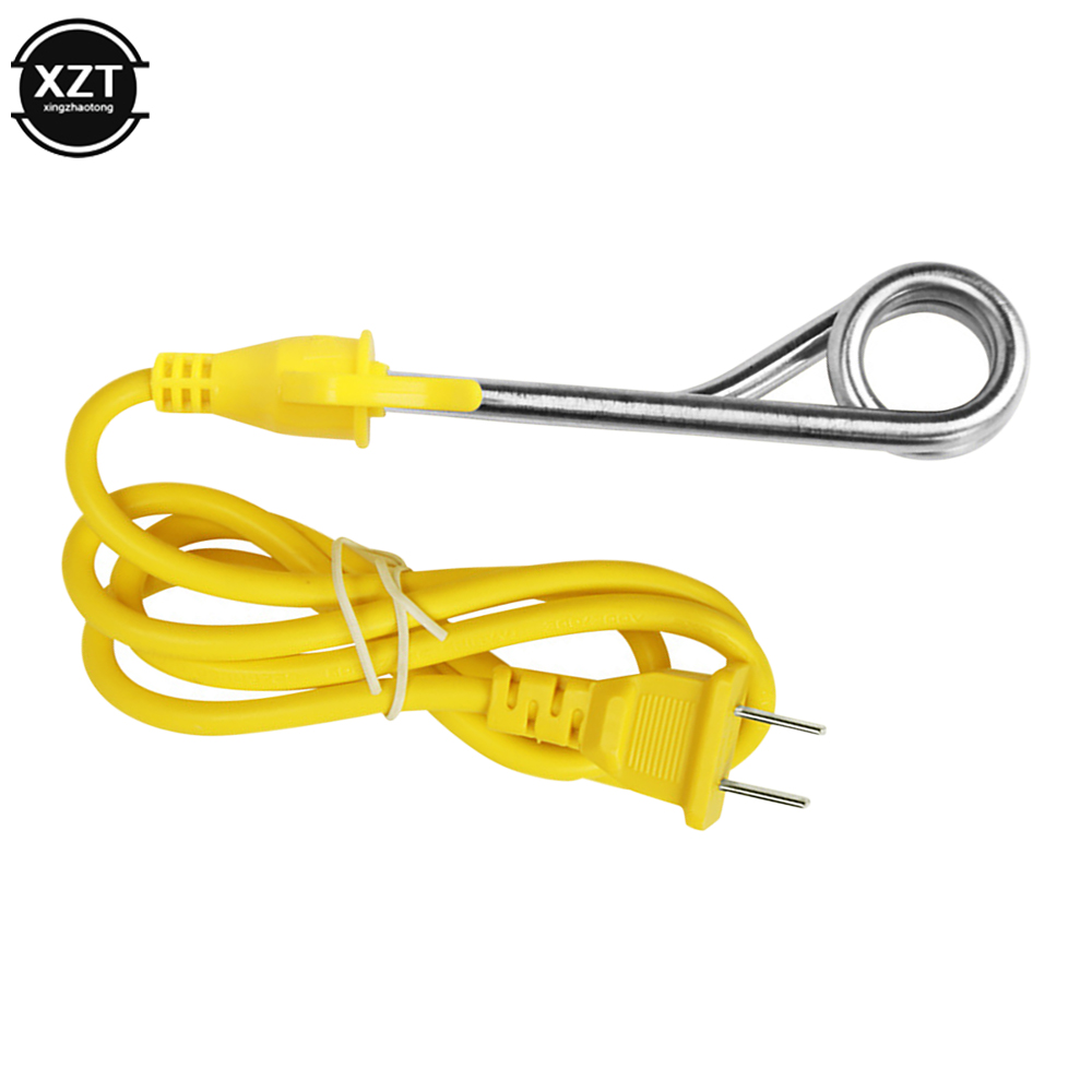 220V 600 ワットミニ電気温水器ステンレス鋼ヒーターポータブル寮トラベルマグインスタント電気ヒーター付き