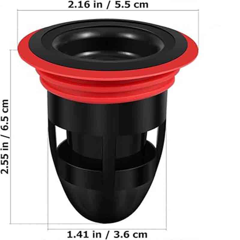Anti-Odor Floor Drain PP Silicone Backflow Preventer Valve Sewer Core Drainage Insert Plug Gas Sealer Floor Strainer Trap Seal