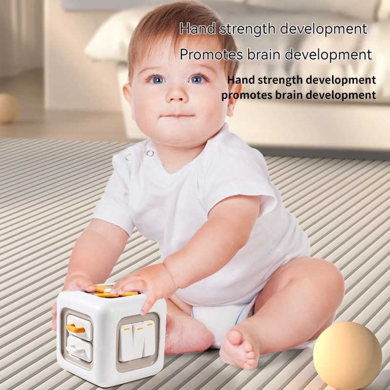 Caixa de seis lados crianças ocupado cubo mágico montessori brinquedo educação infantil brinquedo para bebês dia das bruxas ação de graças natal