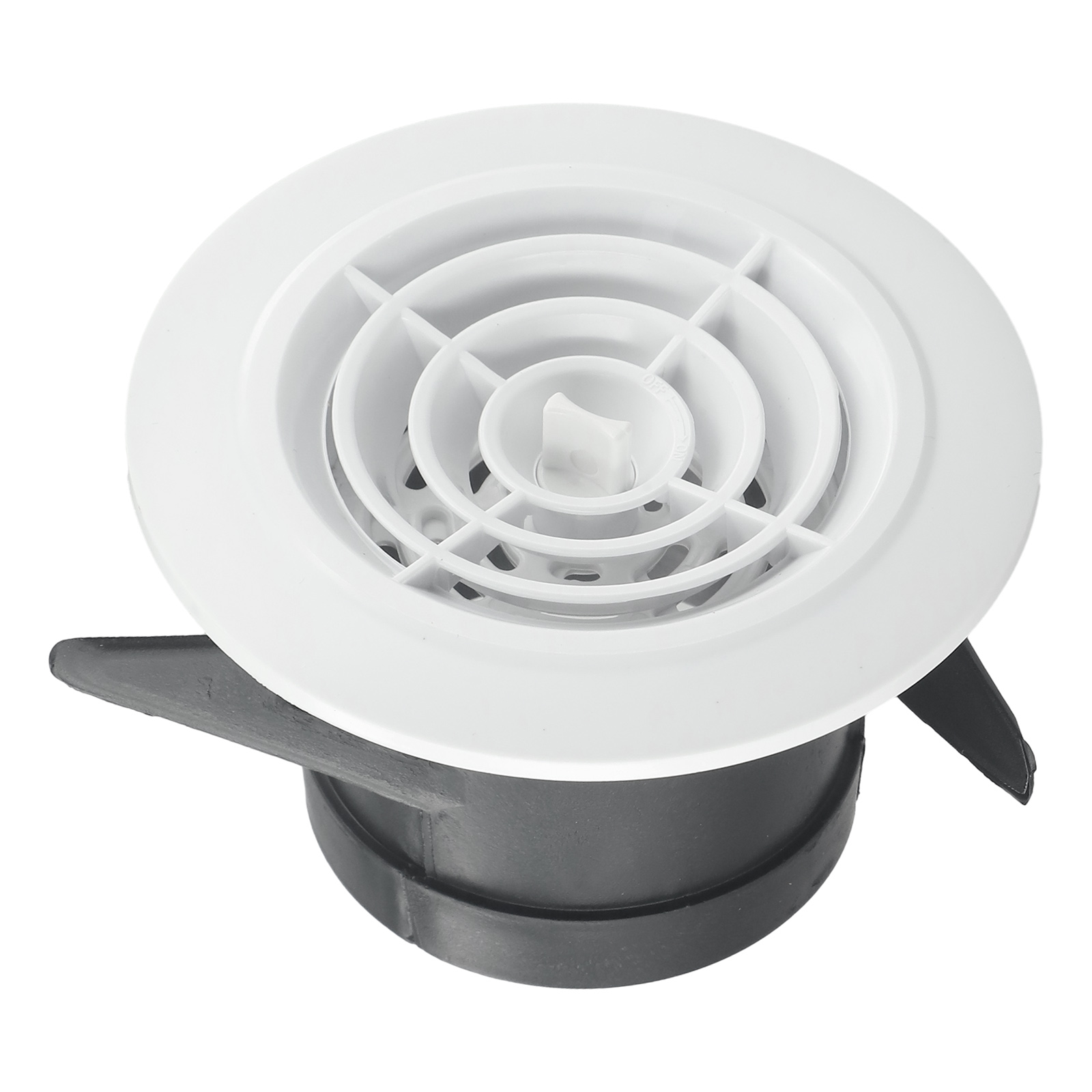 Runde, verstellbare Lüftungsschlitze für Wand- und Deckenmontage, Lüftungsgitter für den Innenbereich, 75 mm/100 mm/125 mm/150 mm/200 mm