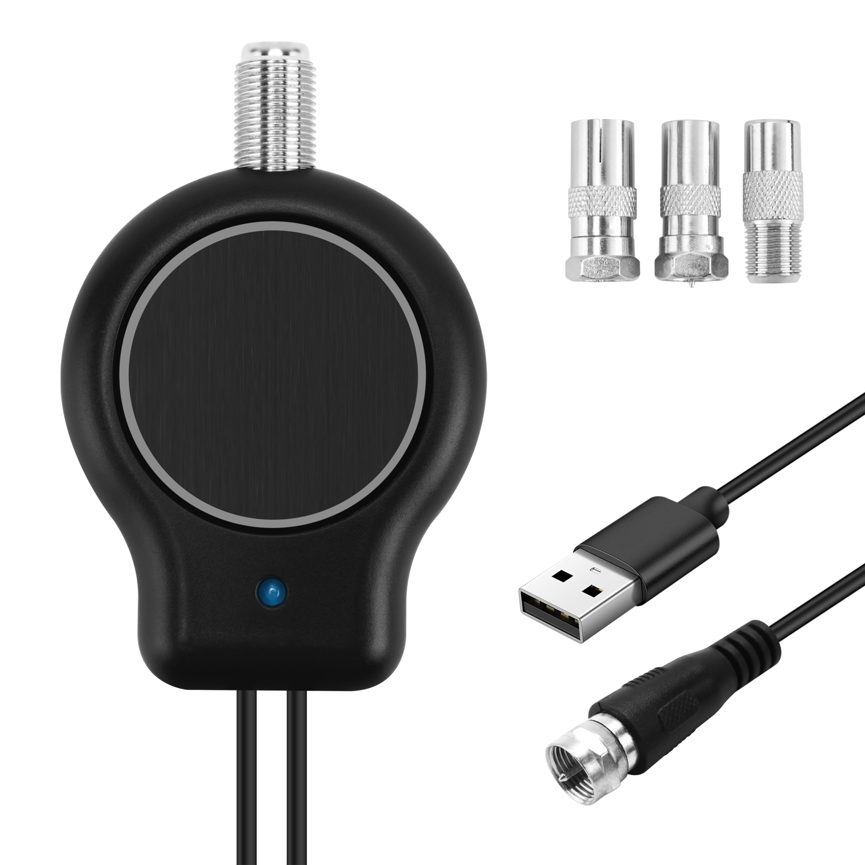 デジタルTVアンテナ信号増幅器,USB電源,32dbi,新しい