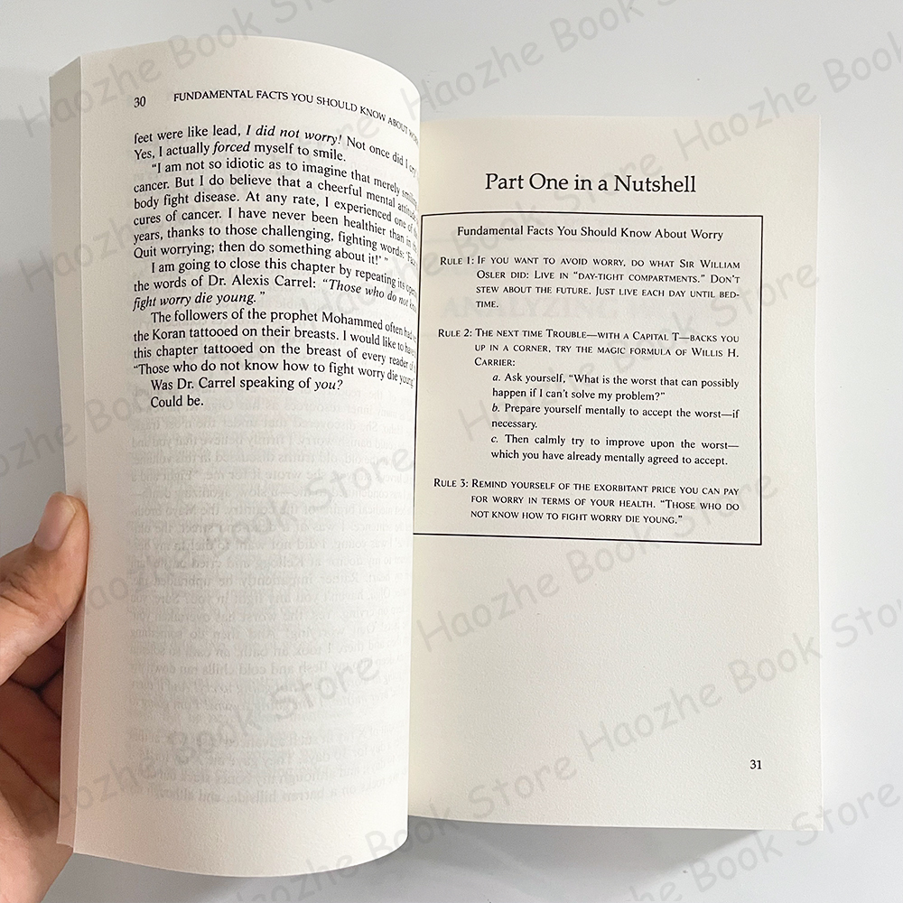 So stoppen Sie Sorgen und beginnen Sie zu leben: Zeitgeprüfte Methoden zur Eroberung von Sorgen durch Dale Carnegie Stressmanagement Englisches Buch