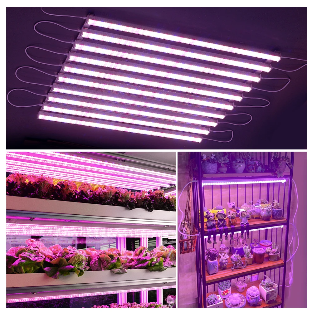 Lâmpada de crescimento de espectro completo SMD2835 Lâmpada LED - Pode ser conectada em várias fileiras de luz suplementar de flores de estufa