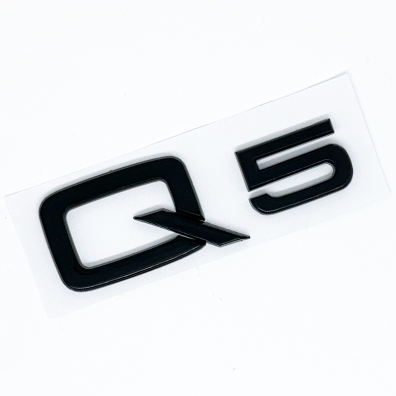 Цифры ABS буквы Q2 Q3 Q4 Q5 Q6 Q7 Q8 30 35 40 45 50 55 TDI TFSI 2.0T Эмблема для автомобиля Крыло Багажник Задний логотип Наклейка