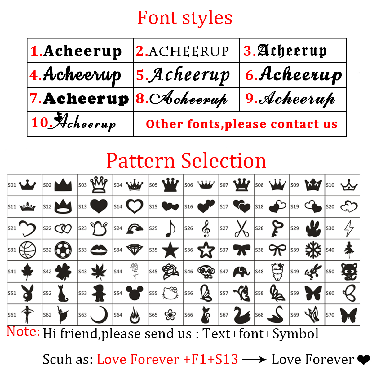 Special Link for Paying Engraving fee