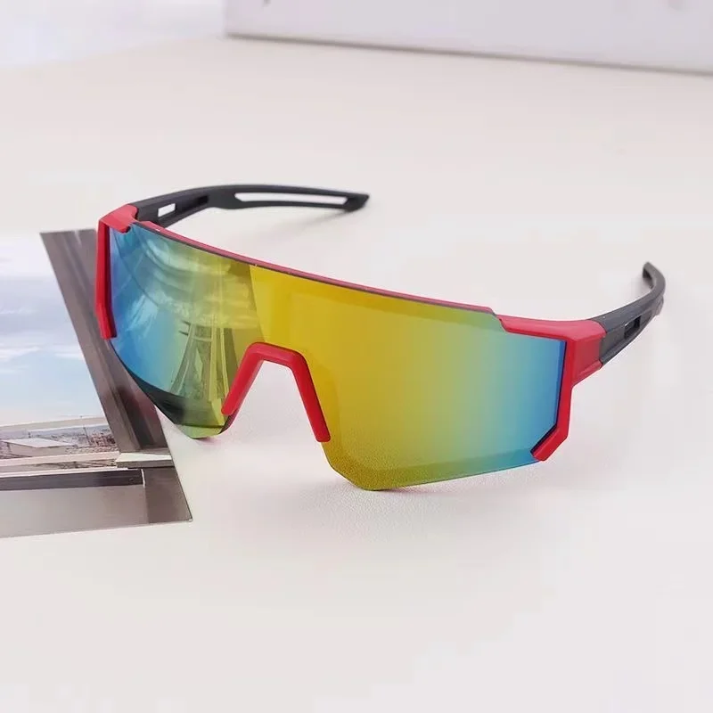 Occhiali da sole da ciclismo per bambini MTB Pesca Sport Occhiali da bicicletta UV400 Occhiali da campeggio per bambini Ragazzi Ragazze Occhiali da bici da esterno