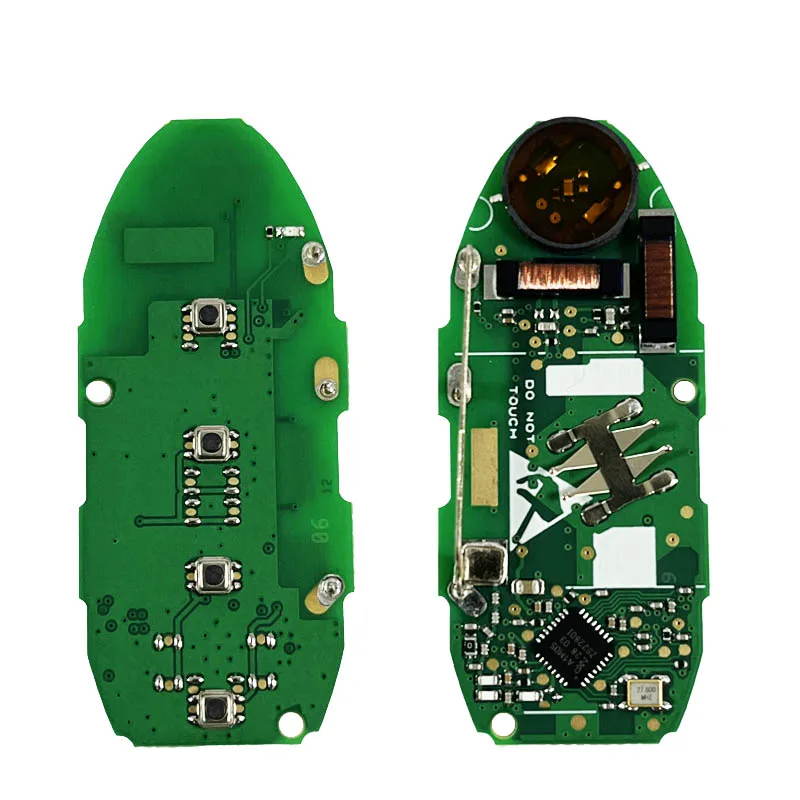 CN027078 Chip Kicks untuk Kicks 2018 + Smart Key 4 tombol HITAG AES Chip 4A Chip 433MHz Keyless Go