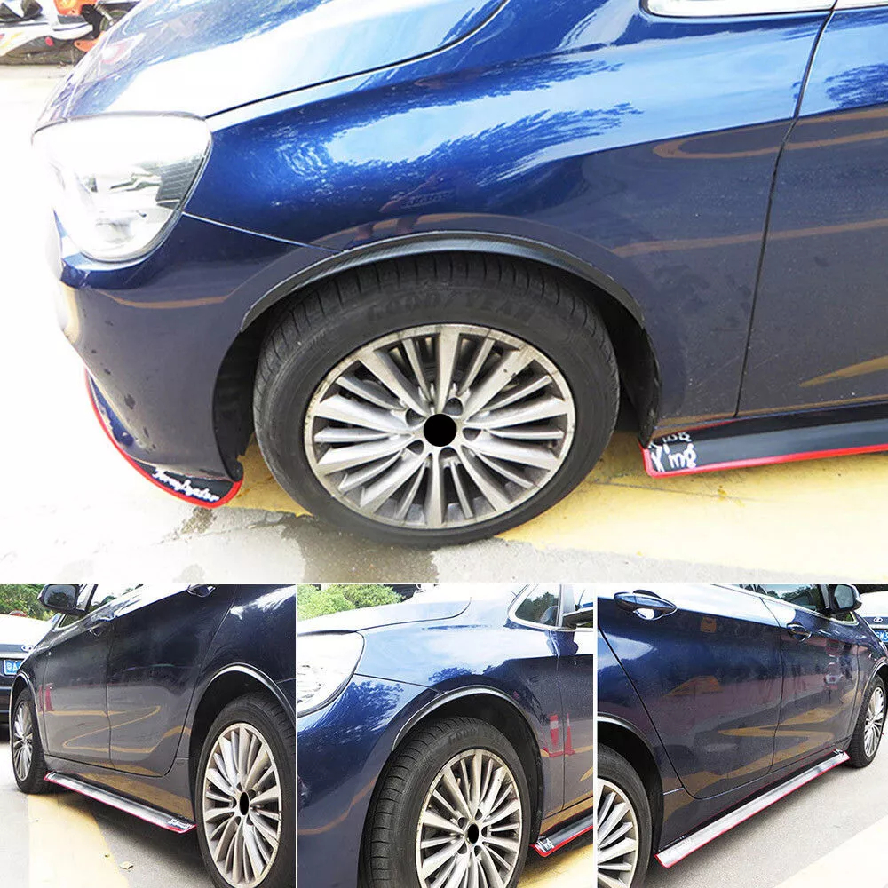 2 個ユニバーサル車のホイール眉毛アーチ唇 73 センチメートル自動サイドフェンダーフレア延長保護