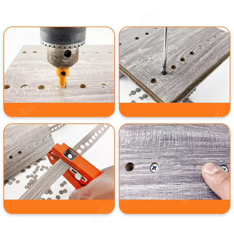 8/10/12/15MM Kantenverlijming Ponstang Ponsgereedschap Maskeertang Gat voor Papieren Kaarten Foto Kartonnen Boor Houtbewerking