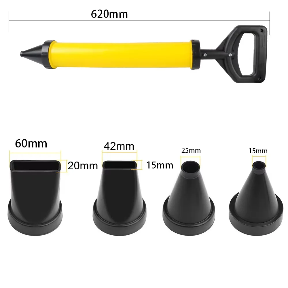 Grout Filling Tools With 4 Nozzles Applicator Hand Tools Caulking Gun Grouting Mortar Sprayer Cement Lime Pump 4IN1