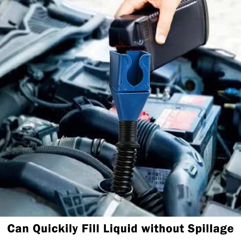 1/3Pcs Motorrad Tanken Trichter Teleskop Auto Motor Öl Benzin Filter Transfer Faltbare Kunststoff Trichter Auto Zubehör