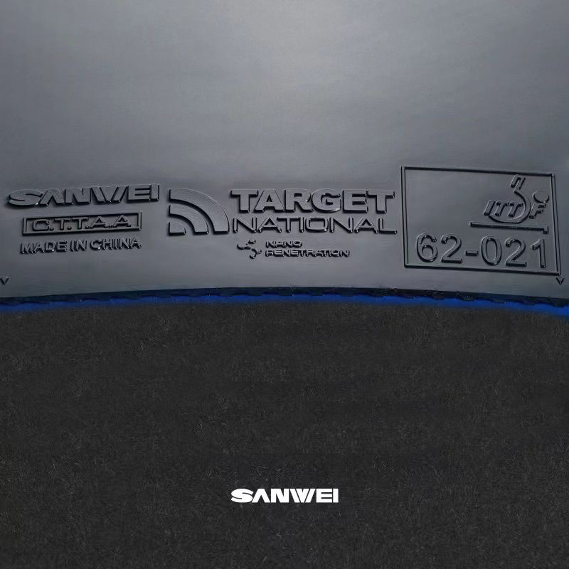オリジナル SANWEI ターゲット 3 国家卓球ゴム粘着ゴムブルースポンジターゲット 3 ピンポンケーキスポンジ