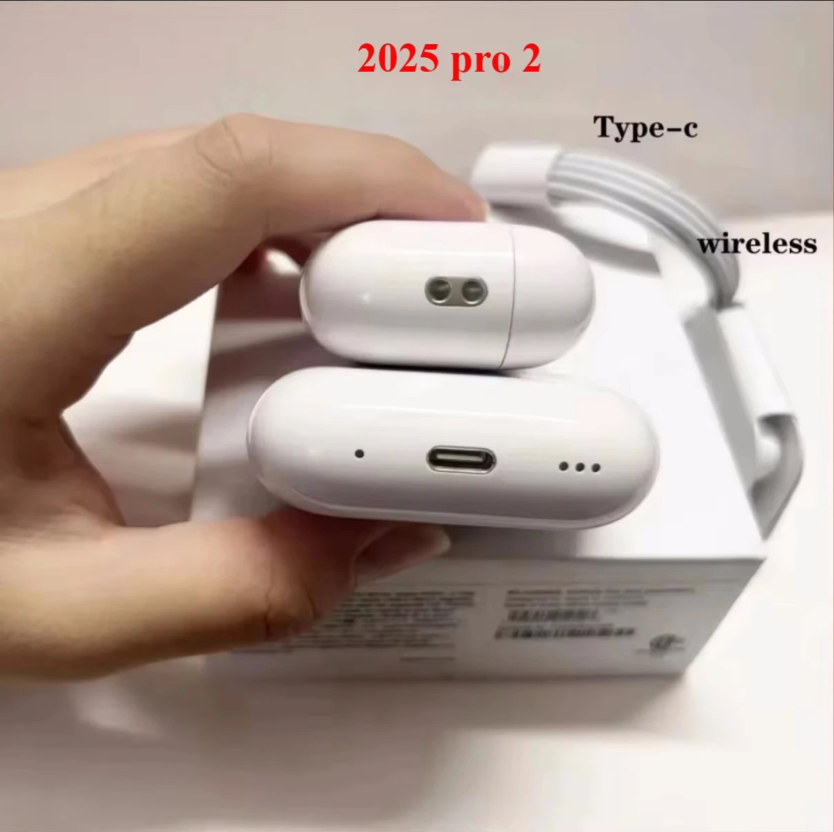 2025 New Pro 2 Air 4 Wireless Bluetooth Earbuds with USB-C Type-C Cable and Active Noise Cancellation Handfree Gaming Headset