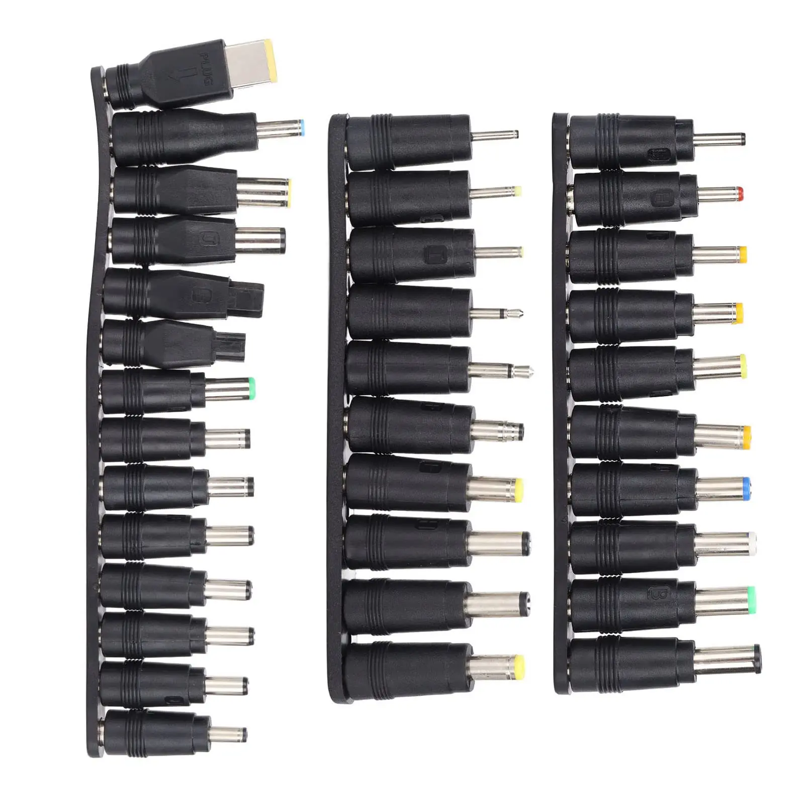 34Pcs DC Power Plugs 5.5mmx2.1mm Universal Laptop Power Connector Adapter Computer Accessories Plug Connector Cable