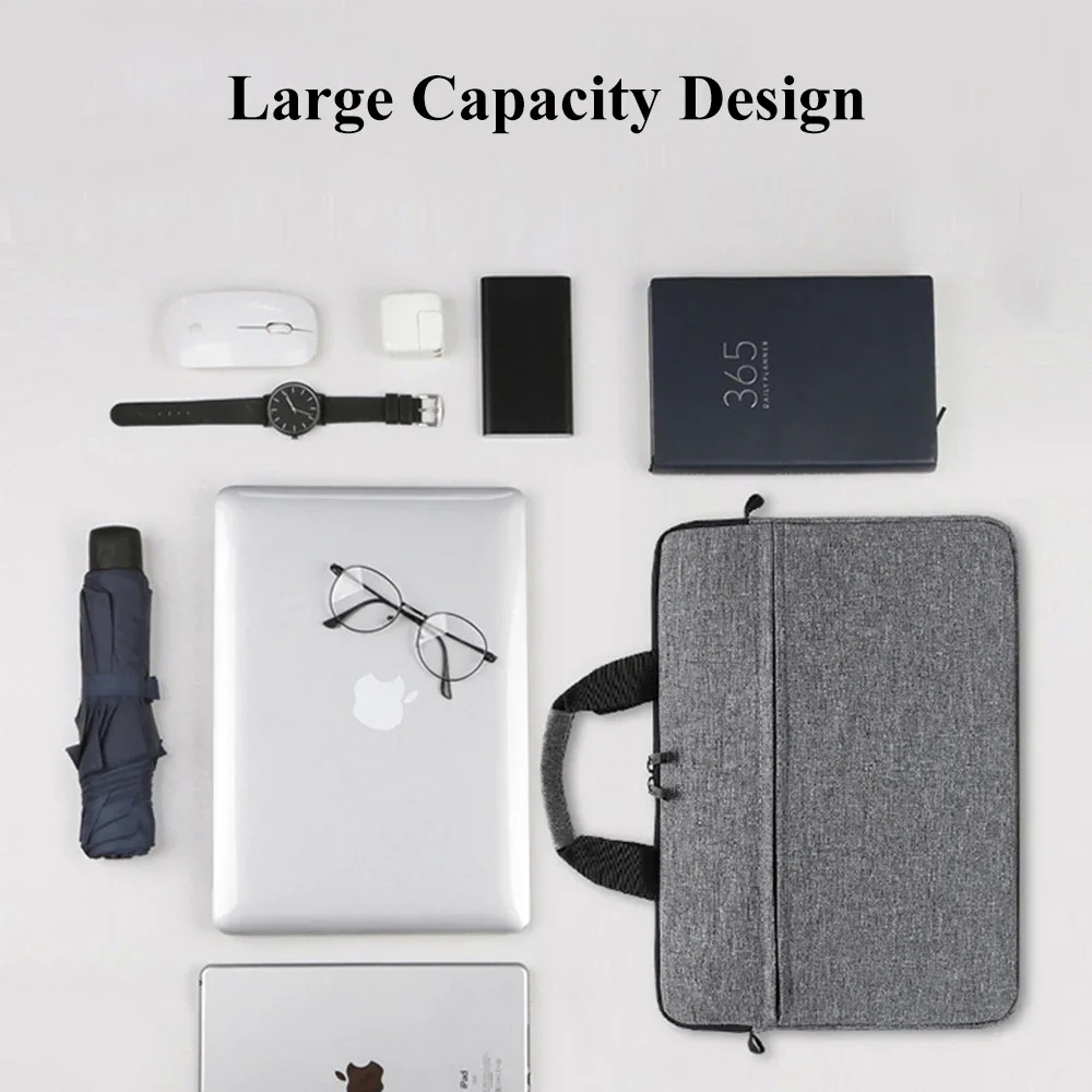 Sacs pour ordinateur portable, étui de transport pour ordinateur portable et tablette de 13 à 15 pouces, sangle d'épaule, tissu Durable hydrofuge, école d'affaires décontractée