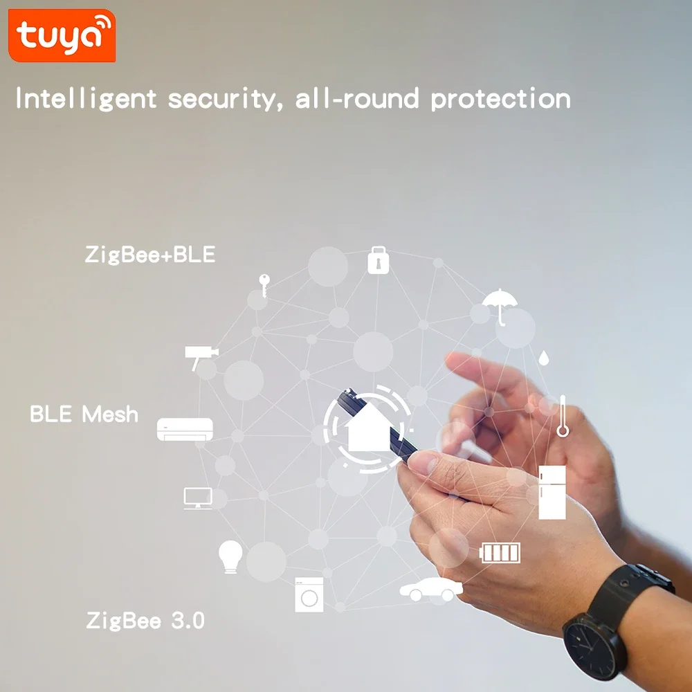 Tuya Bluetooth/Zigbee 게이트웨이 허브 무선 브리지 스마트 라이프 APP 원격 제어 자동화 장치는 Alexa Google과 함께 작동합니다.