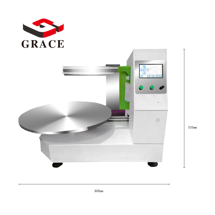 Mesin krim komersial kue otomatis, mesin pelapis kue penghalus