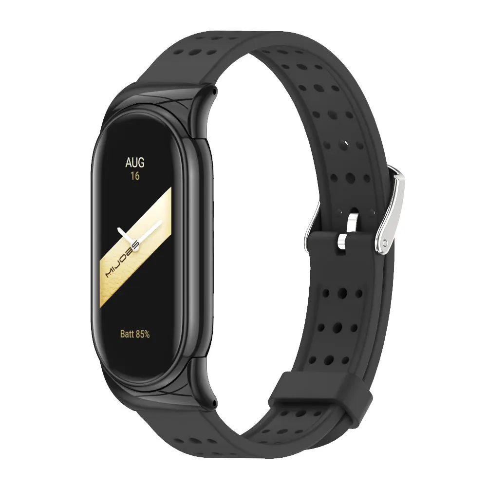 Strap For Xiaomi Mi Band 8 nfc Silicone Wristband Mi band 9 Bracelet Replacement For Xiaomi Smart Band 8 9 Wrist Color Strap