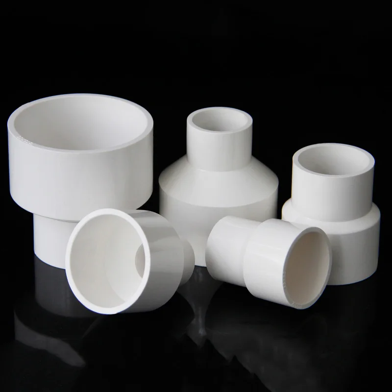 1-10pcs 20/25/32/40~315mm White PVC Straight Reducing Connector Water Pipe Fitting Garden Irrigation Water Tube Aquarium Adapter