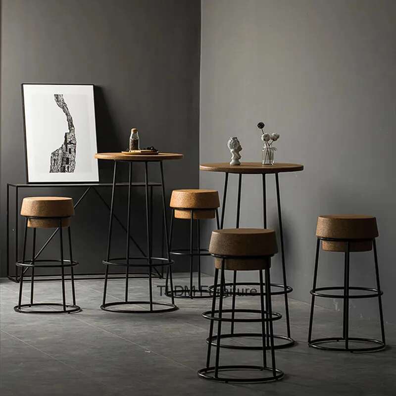 Taburete de Bar Simple, taburetes de Bar nórdico, muebles de mesa de Bar para el hogar, silla de cocina, taburete alto, tienda de ropa, taburete de fotos, silla moderna