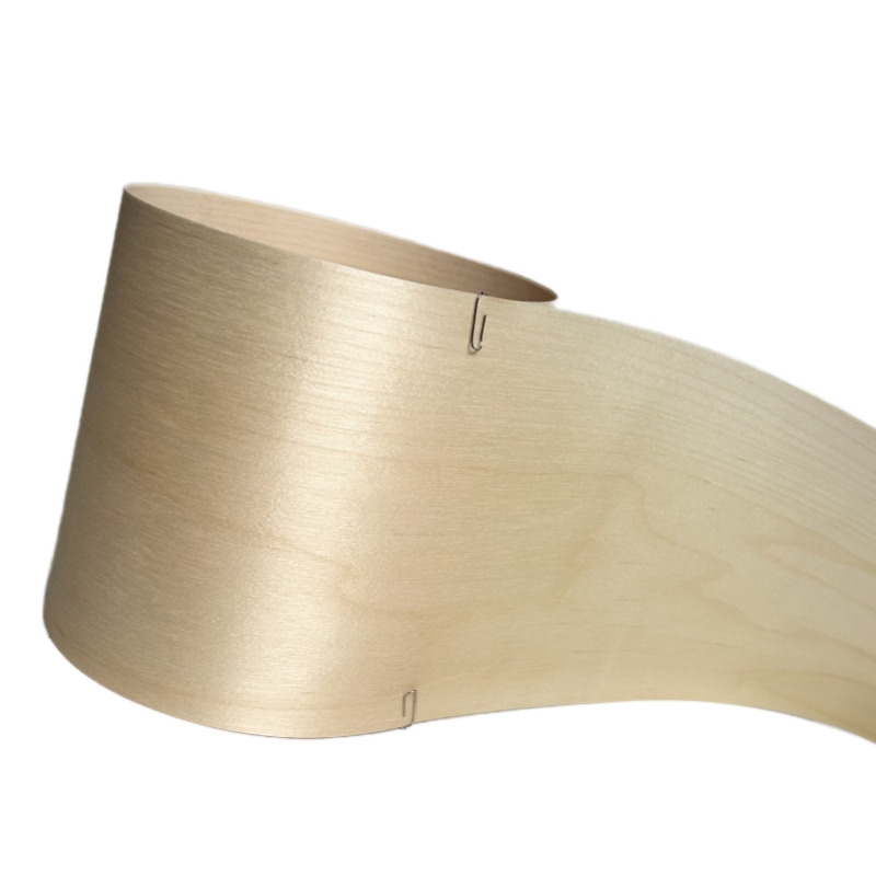 Rollo de chapa de madera de abedul blanco de 18x250cm, restauración de muebles, mesas y paredes, hoja de chapa artesanal Flexible de corte plano de abedul