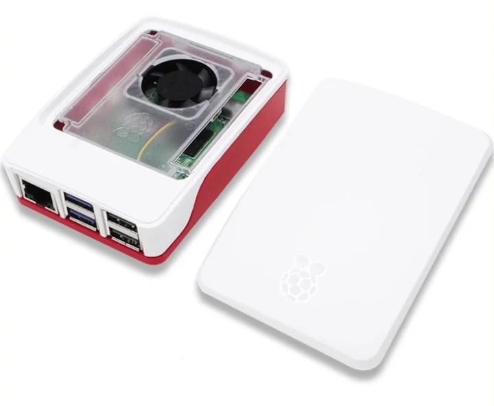 Per Raspberry Pi 5 Custodia originale ufficiale con custodia per ventola a temperatura controllata Custodia protettiva per Raspberry Pi 5