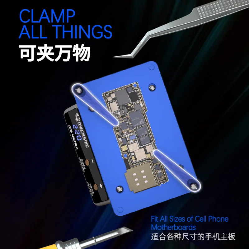 Mechanic IX5 Ultra Universal Preheating Platform used for motherboard layered bonding to remove glue dot matrix repair heaters