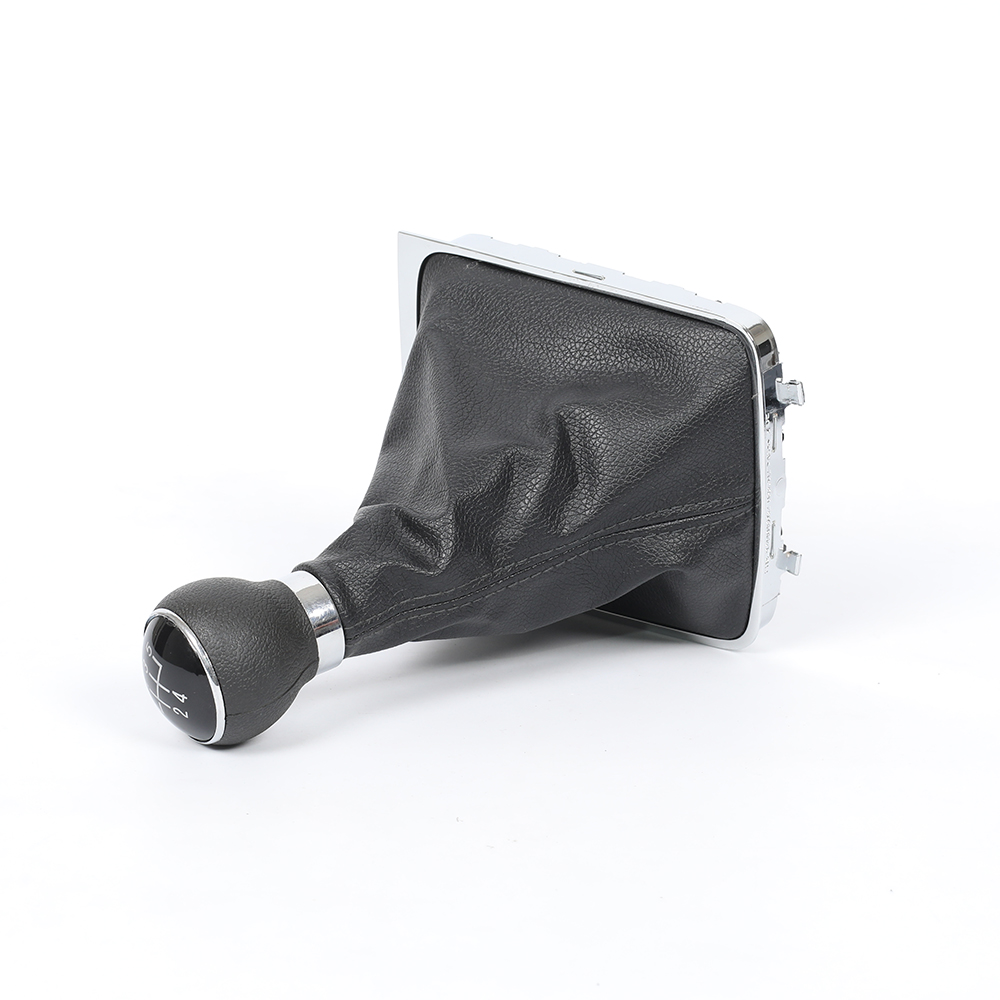 Vw パサート B6 2005-2012 新 5/6 スピードマニュアルギアシフトノブレバースティックシフターゲートルブーツカバー革カーアクセサリー