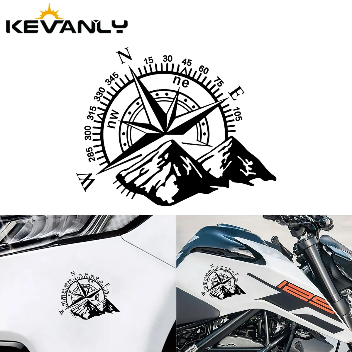 Motocicleta clube Body Decor adesivos, decalque para o caminhão, Moto, Auto, campista, acessórios do carro, 1pc