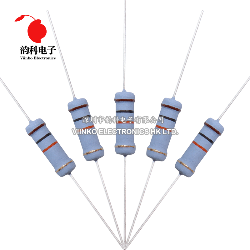 20 piezas resistencia de película de óxido de Metal 2W 5% 1R ~ 10M 100R 220R 330R 1K 2,2 K 3,3 K 4,7 K 10K 22K 47K 100K 1M 100 220 330 ohm película de carbono