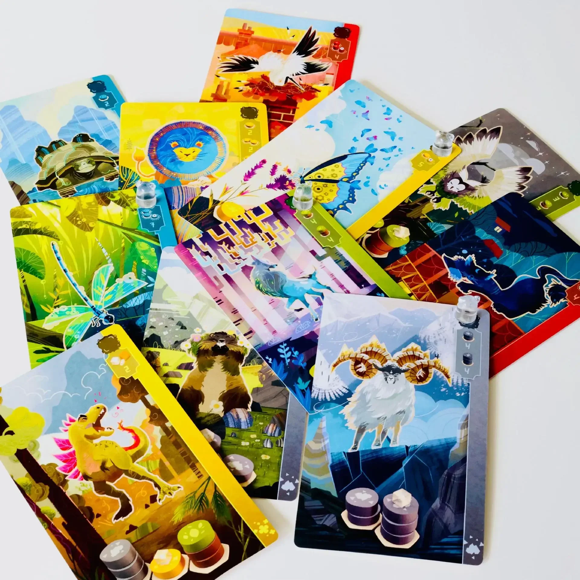 Board Games-Harmonies-Creation of Landscapes and Habitats for Animals - Strategy and Creativity - For Ages 10 and Above