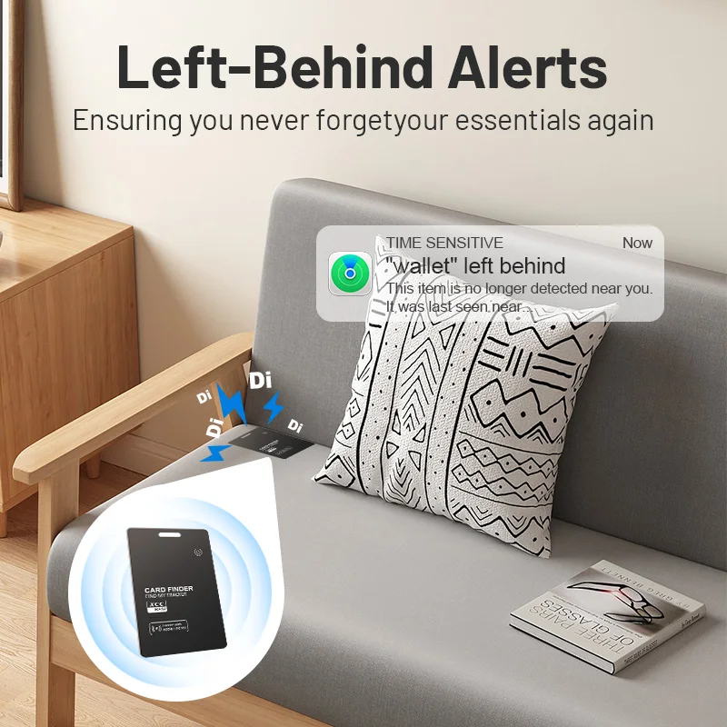 GPS Smart Wallet Tracker Card Bluetooth Anti-loss Device для Apple Smart Tracker для ключей, кошелек для багажа Works Find My