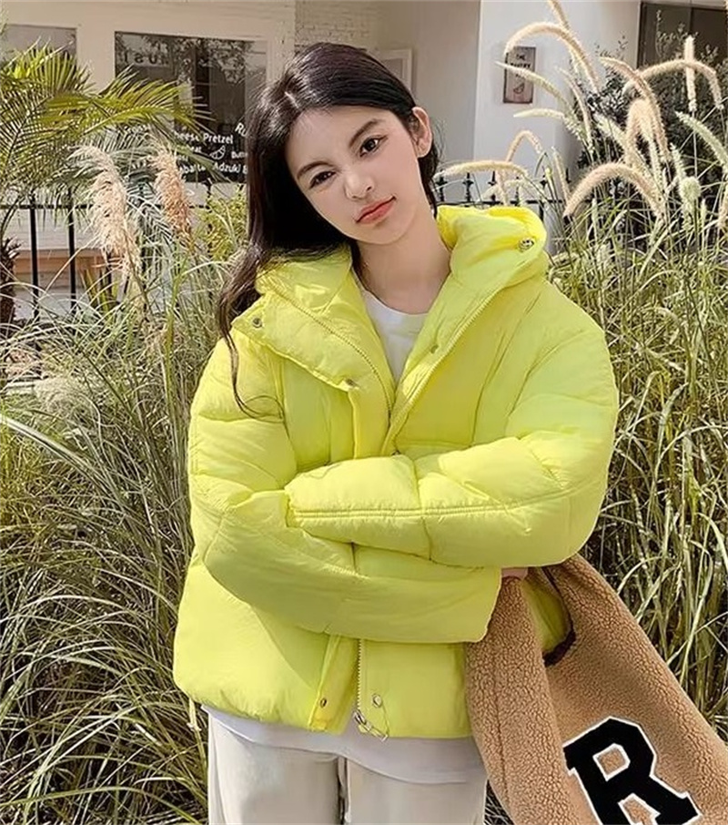 Parkas décontractés avec poche pour femmes, cardigan à fermeture éclair, veste thermique à capuche, manteau chaud épaissi rembourré en coton, vêtements de neige d'hiver, nouveau, 2024