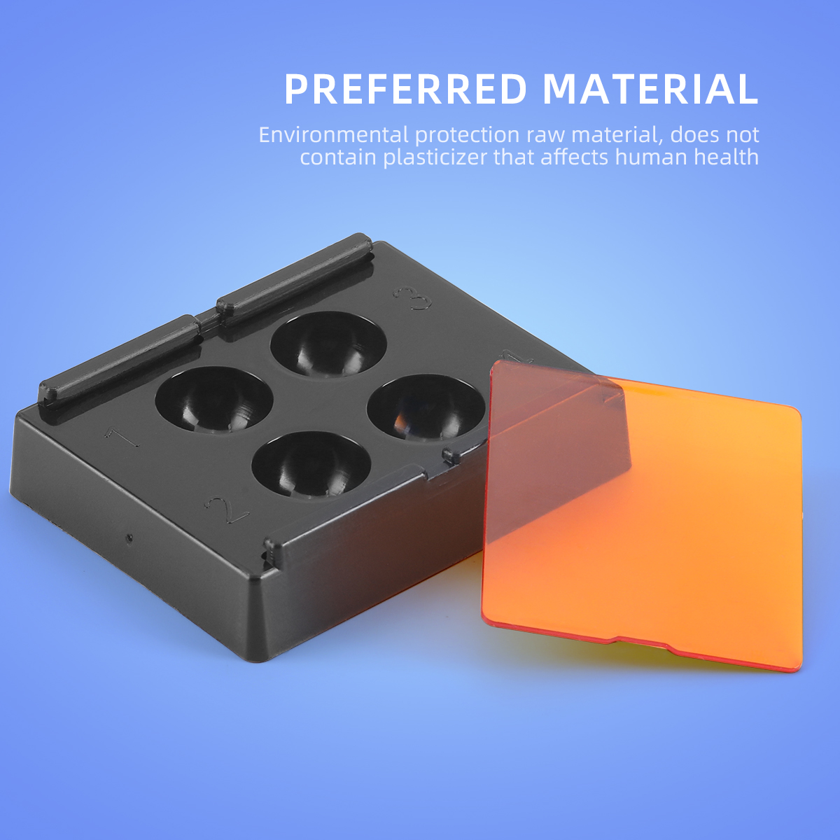 AZDENT 4 หลุม/8 หลุมทันตกรรมวีเนียร์กล่องเก็บฟัน Patch แรเงา Light Storage Case ฟันปลอม Retainer กล่องกราม