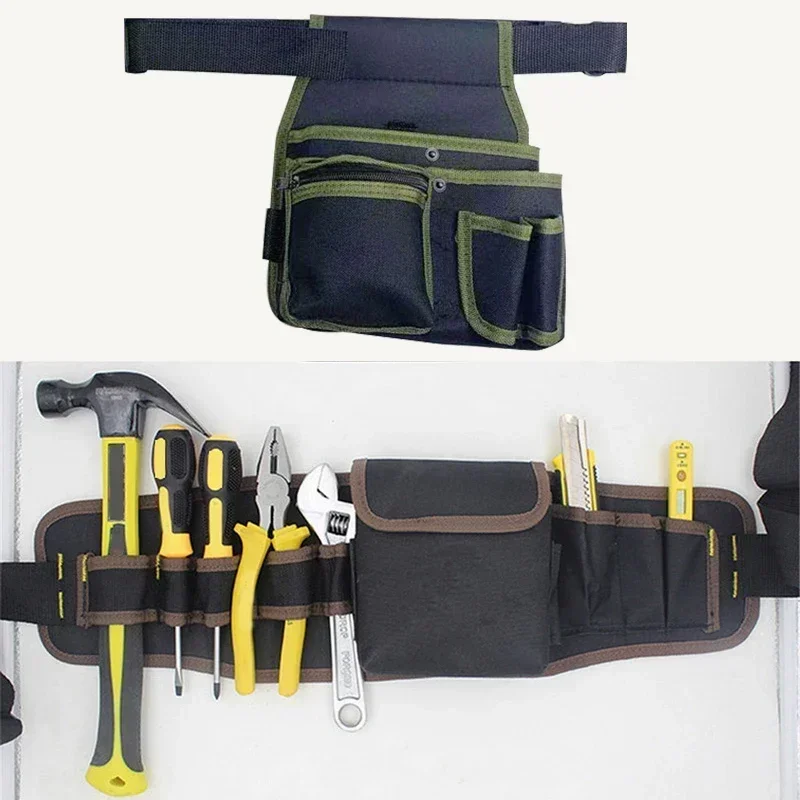 NEW Multi-Function Tool Bag Oxford Cloth Electrician Bag Multi-Pocket Waterproof Anti-Fall Waist Bag Organizers Tool Bag 공구가방