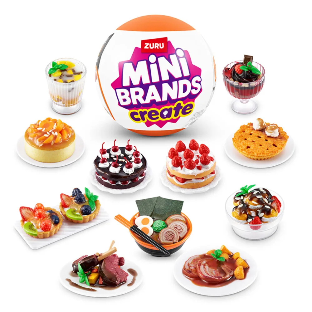 Zuru Mini Brands Blind Box 5 niespodzianek Zestaw Masterchef Marki Masterchef Seria 1 Tajemnicza piłka Pakiet Niespodzianka Kolekcje Zabawka