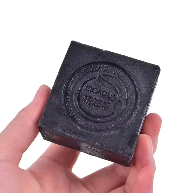 ถ่านไม้ไผ่แฮนด์เมดสบู่น้ำมันมะพร้าว Essential ทำความสะอาดอย่างล้ำลึกควบคุมกำจัดสิวหัวดำล้างหน้าให้ผิวเพิ่มความชุ่มชื้นให้กับเส้นผม
