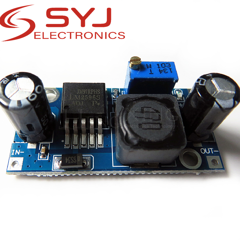 Regulador de voltaje ajustable 3A, módulo de potencia reductor LM2596S-ADJ DCDC, 24V a 12V, 5V, 3V