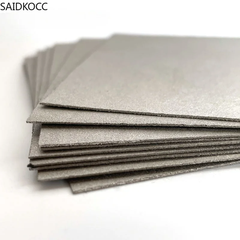 atinfor 10x10mm Porous foam titanium micropore pore water electrolysis experiment titanium electrode filtration material