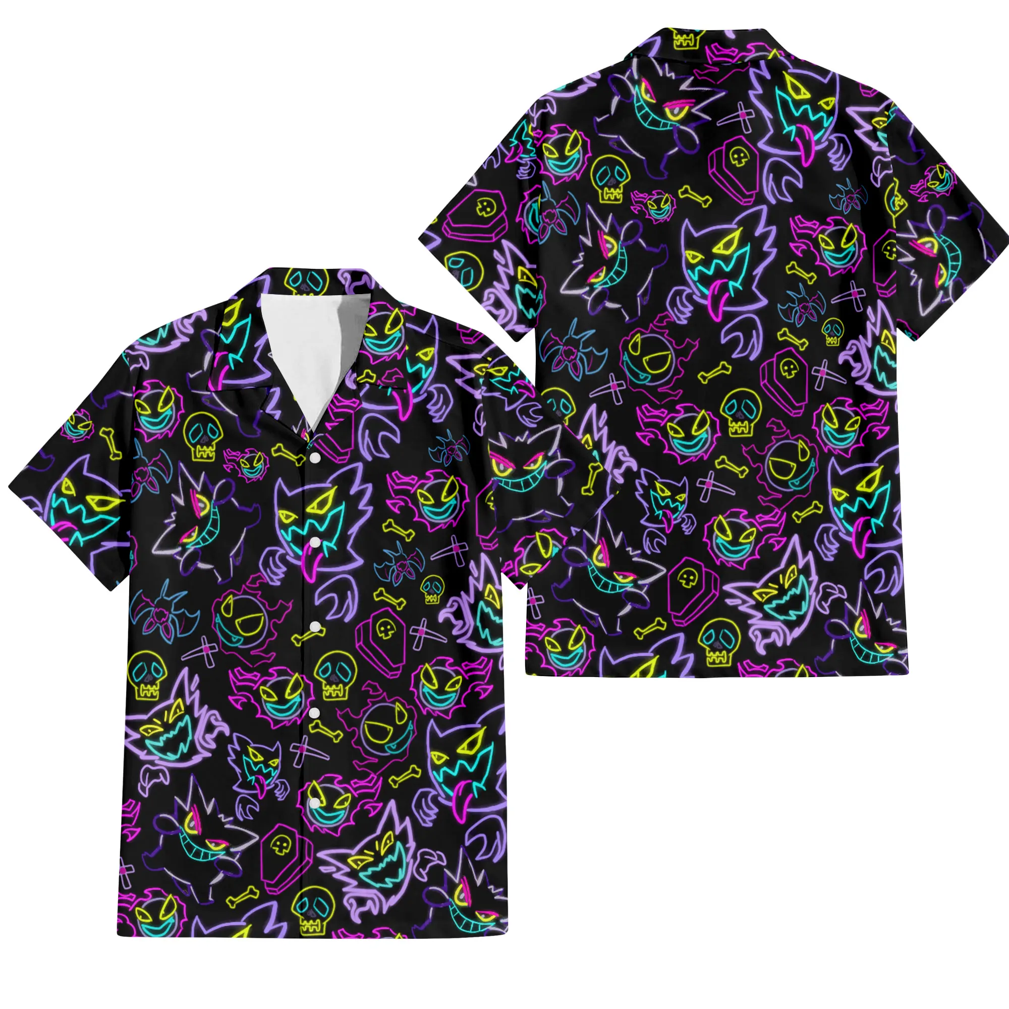 Camicie hawaiane per uomo Top a manica corta Nuova camicia grafica 3d albero di cocco Moda streetwear 5XL Abbigliamento estivo Camicetta da uomo