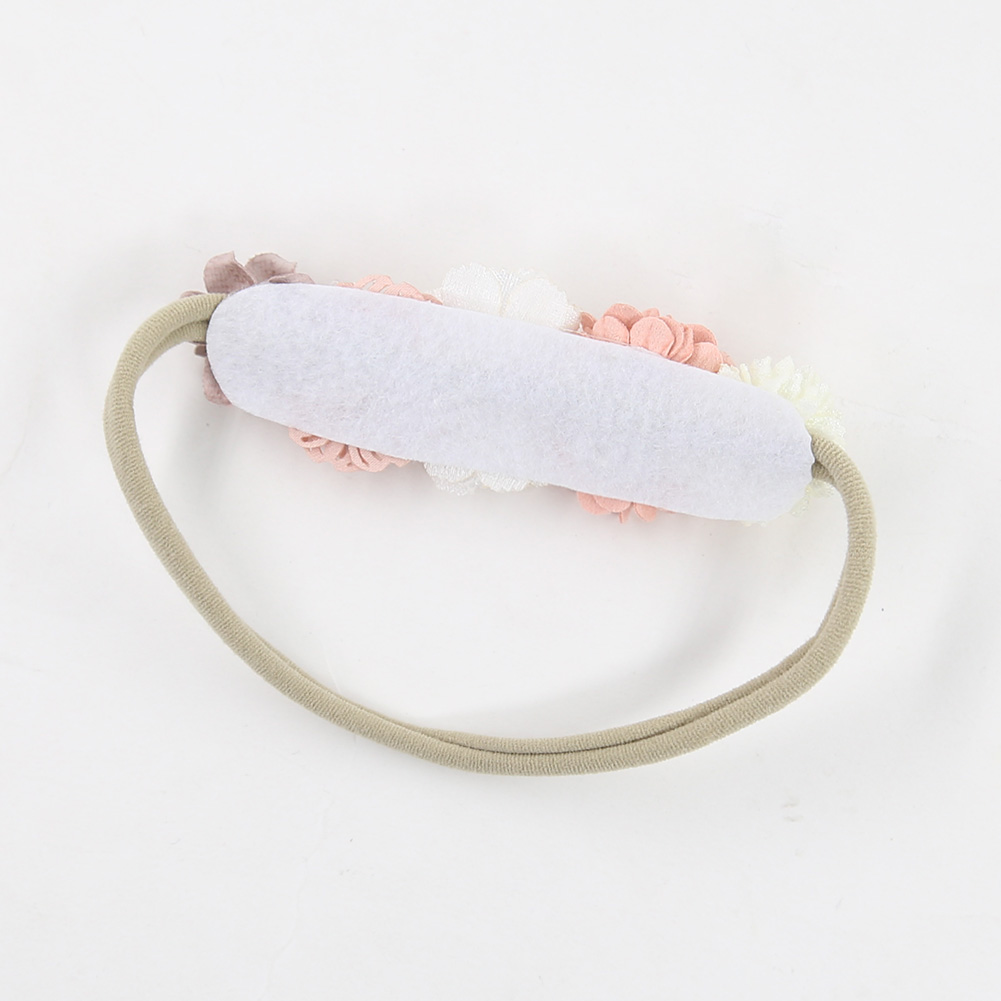 5 Cái/lốc Nhân Tạo Hoa Bé Đầu Bé Trai Sơ Sinh Bé Gái Giả Hoa Nylon Tóc Công Chúa Đính Kim Cương Giả Phụ Kiện Tóc