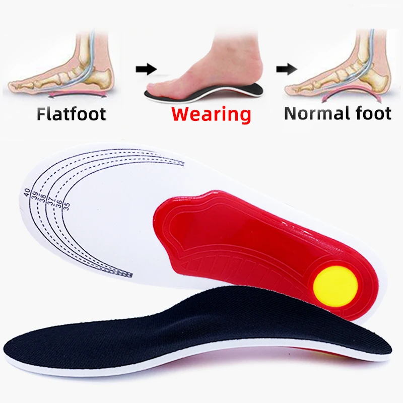 Orthopädische Einlegesohlen für Fuß, Turnschuhe, Schuhe, Einlegesohle, Männer und Frauen, Fußgewölbeunterstützung, Schuhpolster für Plantarfasziitis, Fußpflege