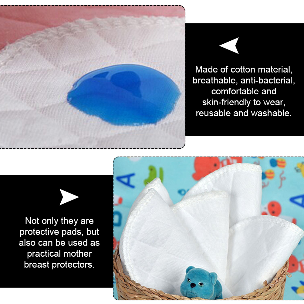16 stücke Still kissen aus Baumwolle wieder verwendbare Still kissen wasch bare Brust polster
