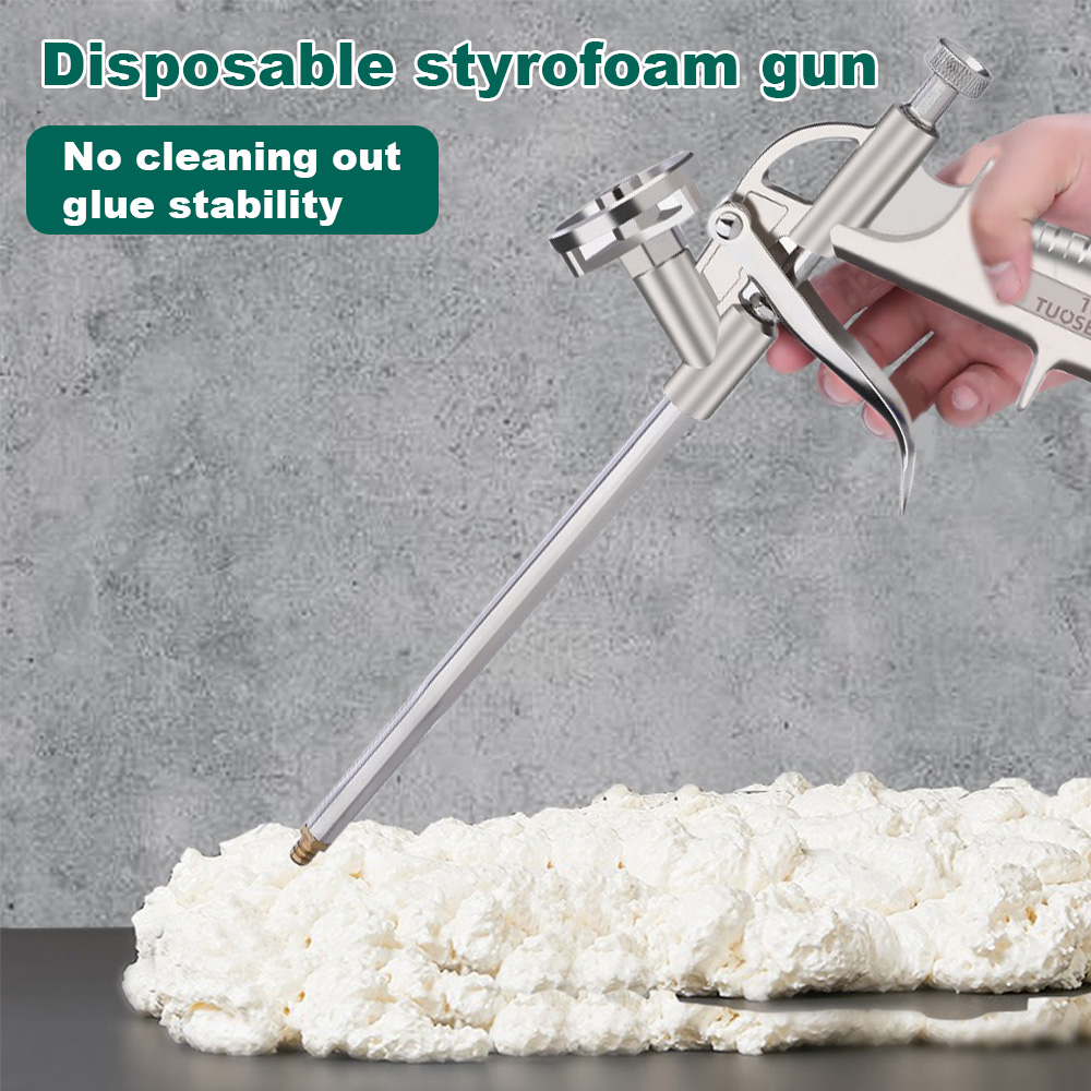Foam Expanding Spray Gun Polyurethane Foam Gun Foaming Jet Glue Gun Specia Bubble Tool Sealant Caulking Tool House Renovation