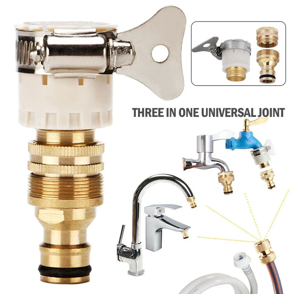 15-23mm Universal ท่ออะแดปเตอร์ก๊อกน้ํา TAP Connector สวนน้ําท่อก๊อกน้ําอะแดปเตอร์รดน้ําสวนเครื่องมือ